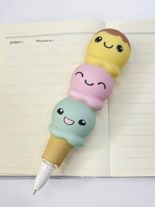 Ручка-сквиш 'Ice cream trio'