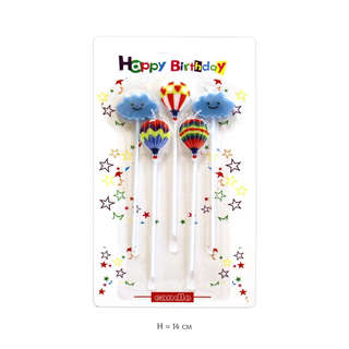 Набор свечей 'Шары и облака', 5 в 1 1