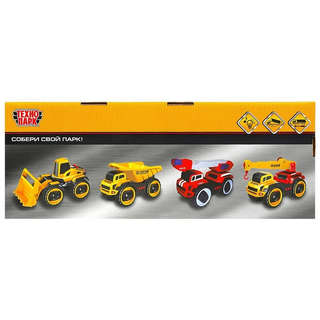 Машинка Самосвал, 39 см, инерционный, металлический, Технопарк 5
