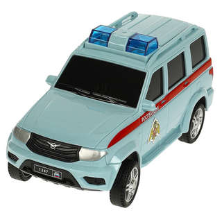 Машинка Уаз Патриот Росгвардия, 15.5 см, радиоуправляемая, Технопарк 2