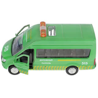 Машинка Газель Некст патруль, 12 см, металлическая модель, Технопарк 3