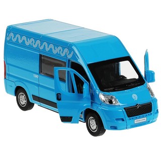 Машинка Citroen Jumper Метрополитен, 12 см, металлическая модель, Технопарк 2