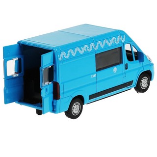 Машинка Citroen Jumper Метрополитен, 12 см, металлическая модель, Технопарк 3