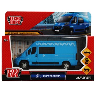 Машинка Citroen Jumper Метрополитен, 12 см, металлическая модель, Технопарк 5