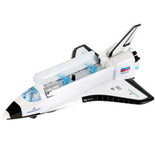 Модель Космический Шаттл, 14 см, металлическая, свет/звук, Те...