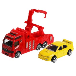 Машинка Эвакуатор, 11.5 см, металлическая модель, Технопарк 3