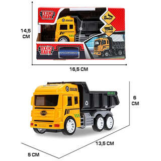 Машинка Мусоровоз, 13.5 см, пластик, Технопарк 6