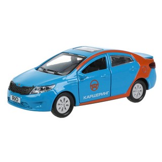 Машинка Каршеринг Kia rio, 12 см, металлическая, Технопарк
