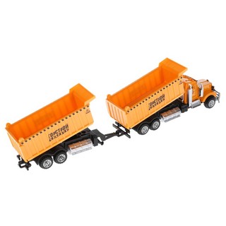 Машинка Самосвал с прицепом, 25.5 см, металлическая, Технопарк 2