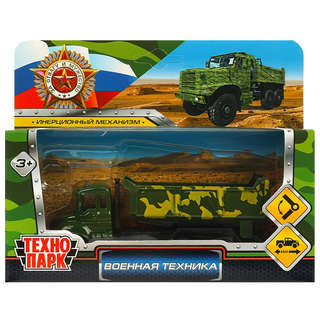 Машинка Военная техника, 12 см, металлическая, Технопарк 7