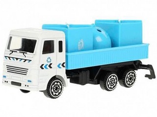 Машинка Грузовик мусоровоз, 11 см, металлическая, Технопарк