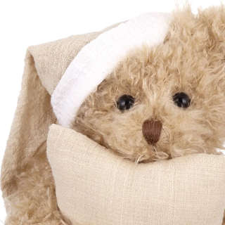 Мишка в ночном колпаке с подушкой, 22 см, Relana 4