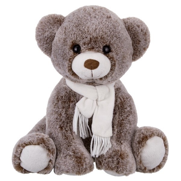 Мягкая игрушка Мишка в шарфике, 28 см, Relana