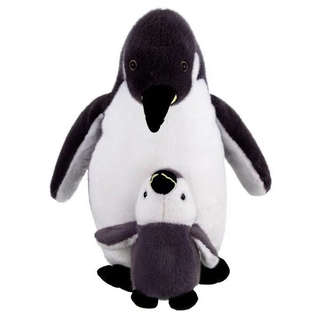 Мягкая игрушка Пингвин взрослый с малышом, 30 см, Relana 2