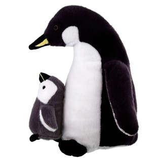 Мягкая игрушка Пингвин взрослый с малышом, 30 см, Relana 3