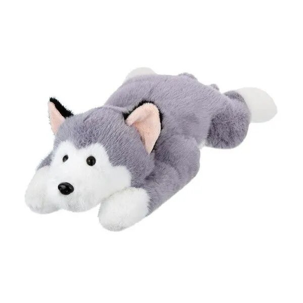 Мягкая игрушка Собака хаски лежебока, 42 см, Relana