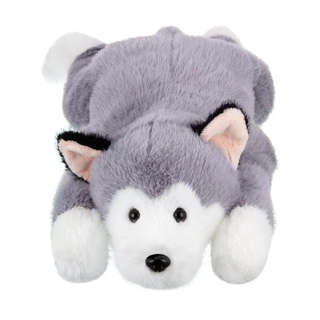 Мягкая игрушка Собака хаски лежебока, 42 см, Relana 3