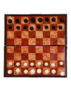 Шахматы 19 х 19 см, доска и фигуры пластик 2