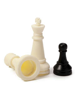 Шахматы 19 х 19 см, доска и фигуры пластик 5