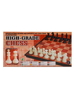 Шахматы 19 х 19 см, доска и фигуры пластик 9