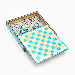 Шахматы детские настольные большие 'Морские', 30.5 х 32 см 4