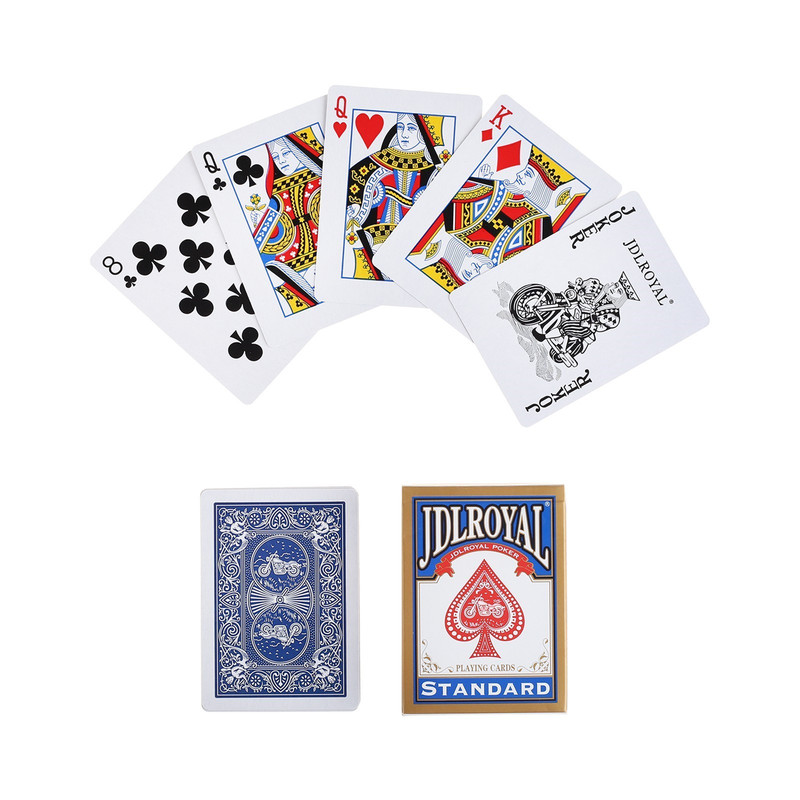 Карты игральные бумажные Jdlroyal, 280 г/м2, 54 карты, пластиковое покрытие