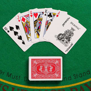 Карты игральные бумажные Jdlroyal, 280 г/м2, 54 карты, пластиковое покрытие 4