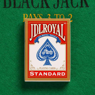 Карты игральные бумажные Jdlroyal, 280 г/м2, 54 карты, пластиковое покрытие 5