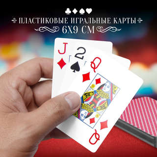 Карты игральные «Poker classic», 54 пластиковые карты, 18+ 2
