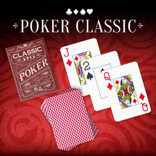 Карты игральные «Poker classic», 54 пластиковые карты, 18+ 3