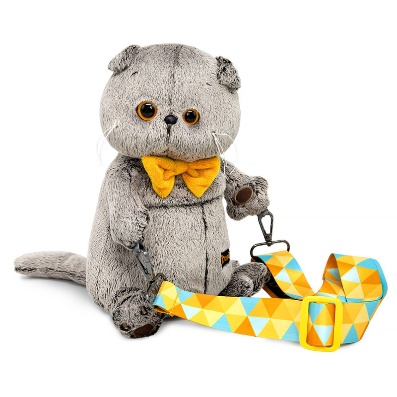 Сумка Кот Басик в галстуке-бабочке, 27 см, BudiBasa