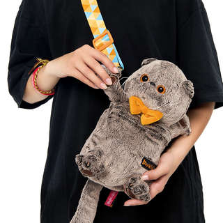 Сумка Кот Басик в галстуке-бабочке, 27 см, BudiBasa 6