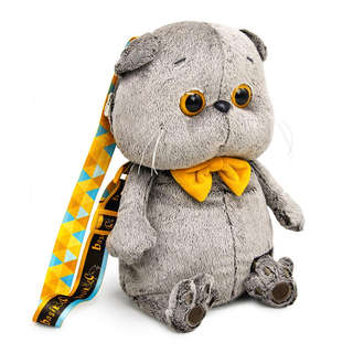 Рюкзак Кот Басик в галстуке-бабочке, 35 см, BudiBasa 2