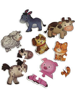 Макси пазлы: Домашние животные, 7 пазлов / 23 детали 5