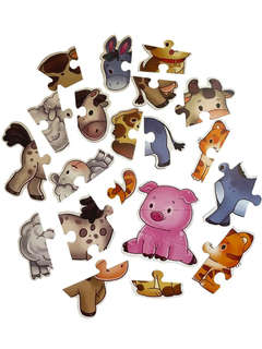 Макси пазлы: Домашние животные, 7 пазлов / 23 детали 6