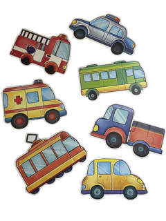 Макси пазлы: Транспорт, 7 пазлов / 23 детали 5