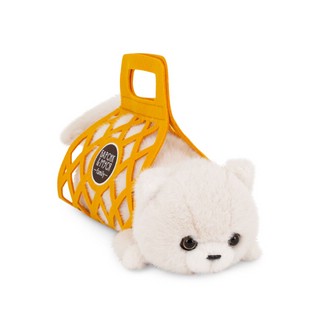 Кот Барсик в сумке, белый, 56 см, Orange Toys