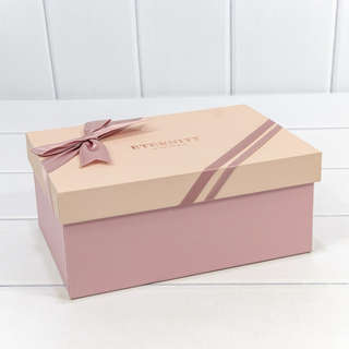 Коробка прямоугольная 'Eternity' с бантом, 22.5 х 16 х 9.5 см...