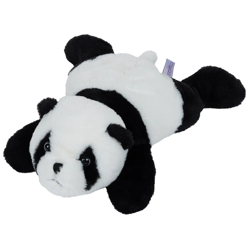 Мягкая игрушка Панда лежачая, 32 см (реалистичная), Lapkin