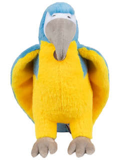 Мягкая игрушка Попугай, 30 см (реалистичный) голубой, Lapkin 6