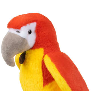 Мягкая игрушка Попугай, 30 см (реалистичный) красный, Lapkin 8