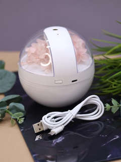 Настольный увлажнитель воздуха - ночник 'Flower', портативный, USB 4