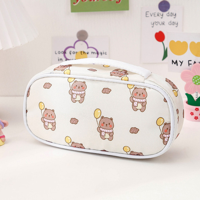 Пенал-косметичка 'Funny animals', желтый