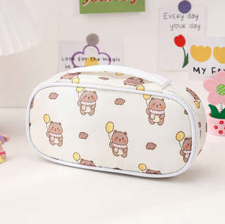 Пенал-косметичка 'Funny animals', желтый