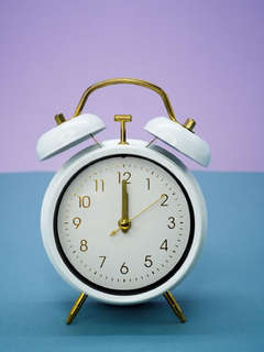 Часы-будильник «Aesthetic», белый