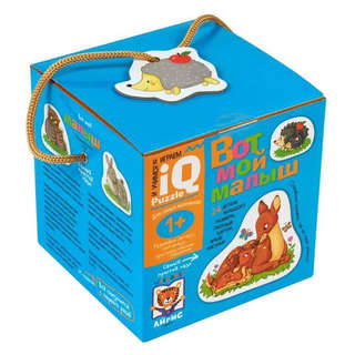 IQ пазл: Вот мой малыш, 24 крупные детали, 1+ 2