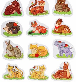 IQ пазл: Вот мой малыш, 24 крупные детали, 1+ 4