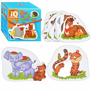 IQ пазл: Вот мой малыш, 24 крупные детали, 1+ 6