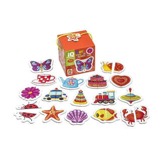 IQ пазл: Вот такие половинки, 24 крупные детали, 1+ 2