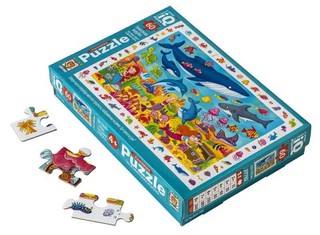 IQ пазл: Русалочка, 60 элементов, 4+ 2